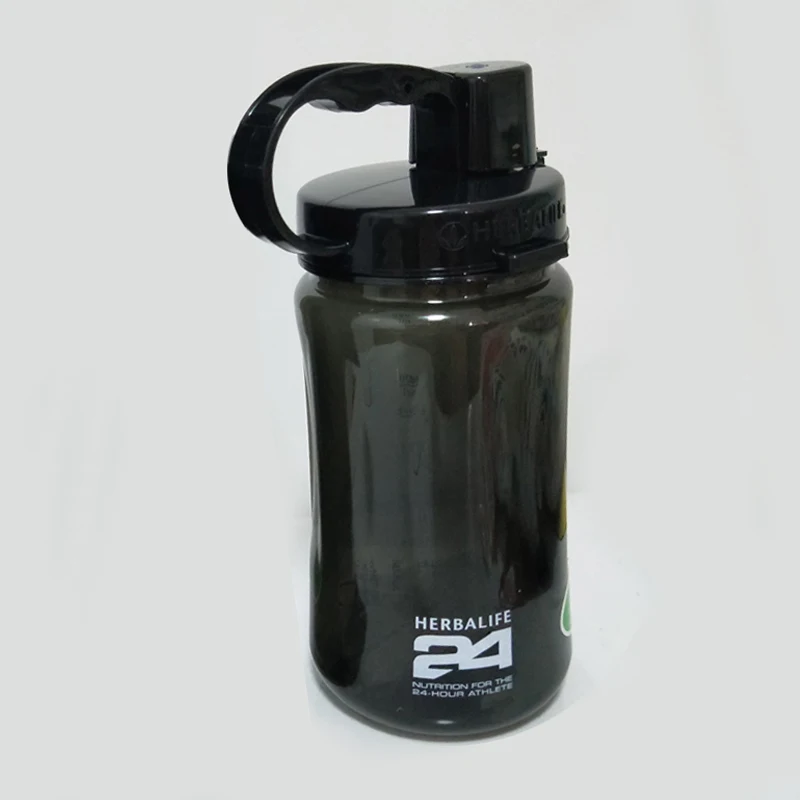 all black 1000ml 1000 мл Herbalife питательная Спортивная походная бутылка для воды фитнес соломенная пищевая пластиковая бутылка для воды - Цвет: all black 1000ml