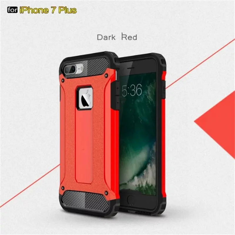 Business Armor Stand Phone cases For iPhone 5 5s ES 6 6s Plus 7 8 X XS XR MAX 2-in-1 Drop-proof Case Back Cover Capa shell |