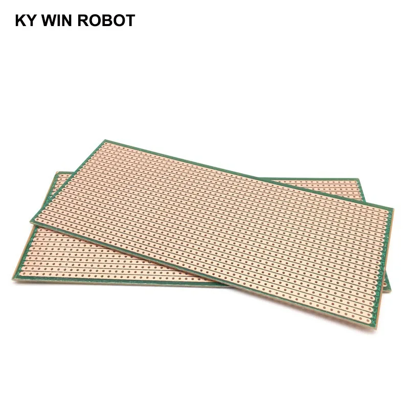 1 шт. DIY Зеленый 6,5*14,5 см Прототип бумага PCB Универсальный Эксперимент Матрица платы 6,5x14,5 см