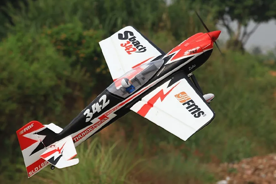 FMS 1300 мм 1 3 м Sbach 342 4CH 4S прочный EPO Аэробика 3D PNP RC самолет Радиоуправление хобби