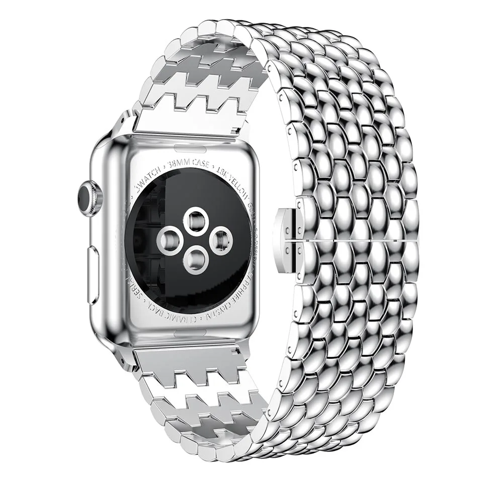 siiver add tool Ремешок из нержавеющей стали для Apple watch 42 мм 38 мм 40 мм 44 мм соединяющий ремешок браслета Регулируемый ремешок для часов iwatch Series 4 3 2 1 - Цвет ремешка: siiver add tool