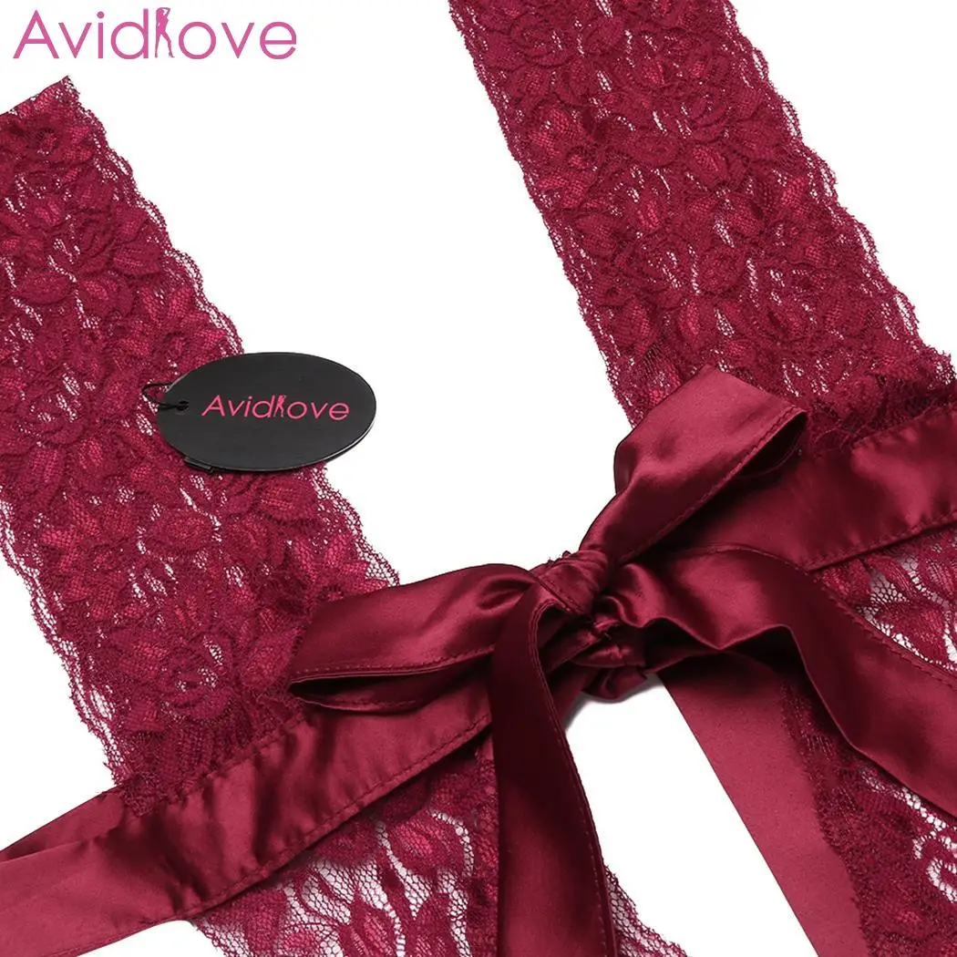 Avidlove Женское боди с чулками сексуальные костюмы сексуальное нижнее белье