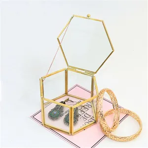 Контейнер для хранения ювелирных изделий, прозрачный стеклянный контейнер для хранения ювелирных изделий