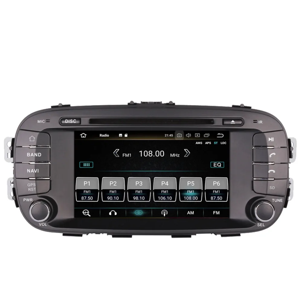 4GB RAM Android 8.0 Octa Core Car Radio Stereo DVD Multimedia Player For Kia Soul 2014- GPS Navigation Bluetooth Head Unit | Автомобили и