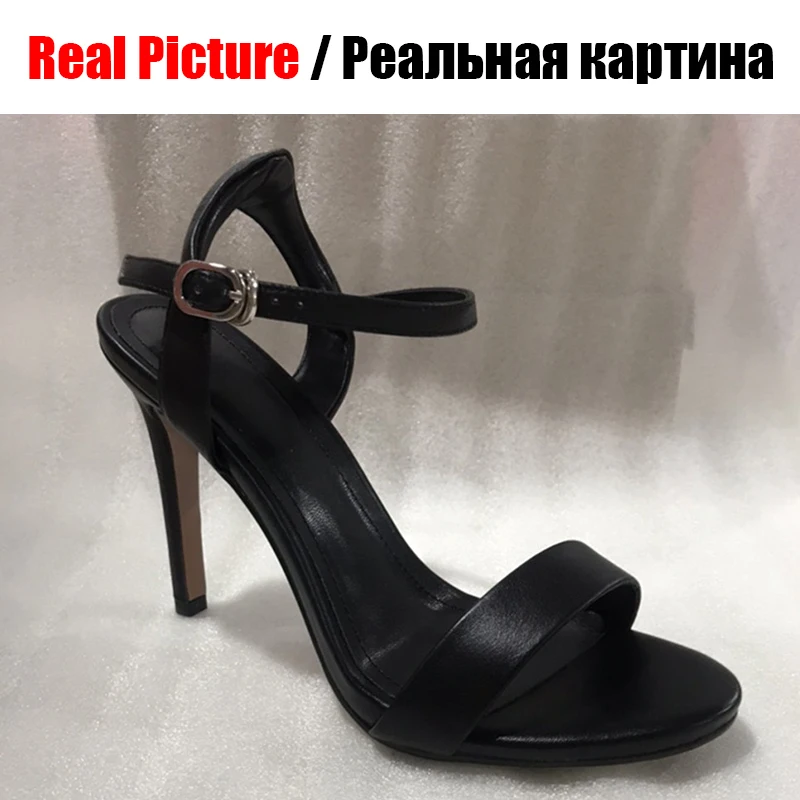 Сандалии SARAIRIS женские из натуральной кожи модные элегантные туфли с открытым