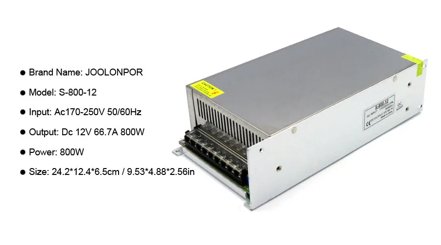 Питание Dc 12V 2A 3A 5A 10A 20A 30A 40A 50A 60A Led Питание мощностью 10 Вт, 30 Вт, 50 Вт, 60 Вт 100W 120W 250W 360W 500W 600W 800W 1000W