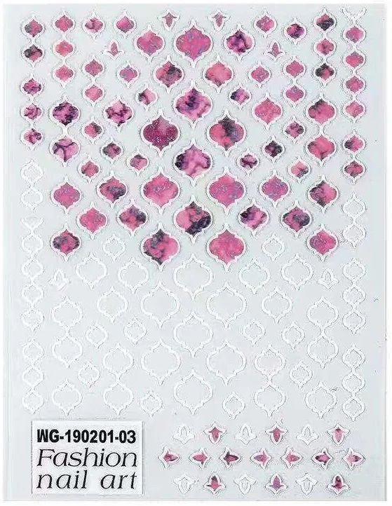 2019 Newest 3d nail art sticker MG190201-1-2-3 Decals Tool DIY Nail Decoration Tools | Stickers &amp