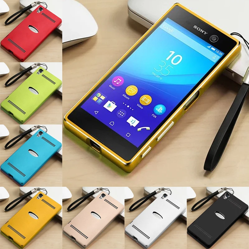 

For Sony Xperia Z5 Premium E6853 E6883 5.5" Case Metal Frame with Aluminum Back Cover Case for Sony Xperia Z5 Premium Dual E6883