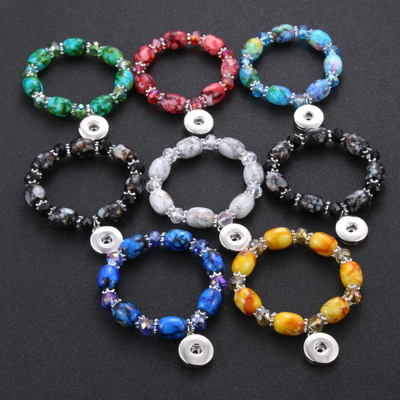 Новый браслет с кнопкой-застежкой диаметром 18 мм | Украшения и аксессуары