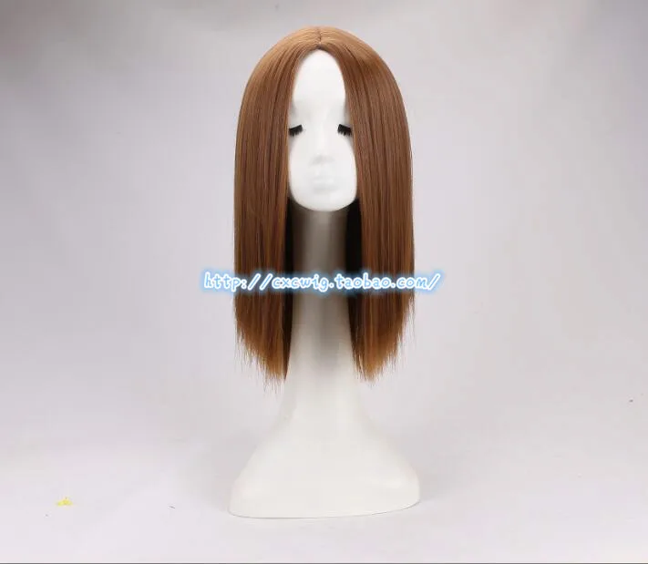 Женский парик Ginny Molly Weasley коричневый для ролевых игр на Хэллоуин.