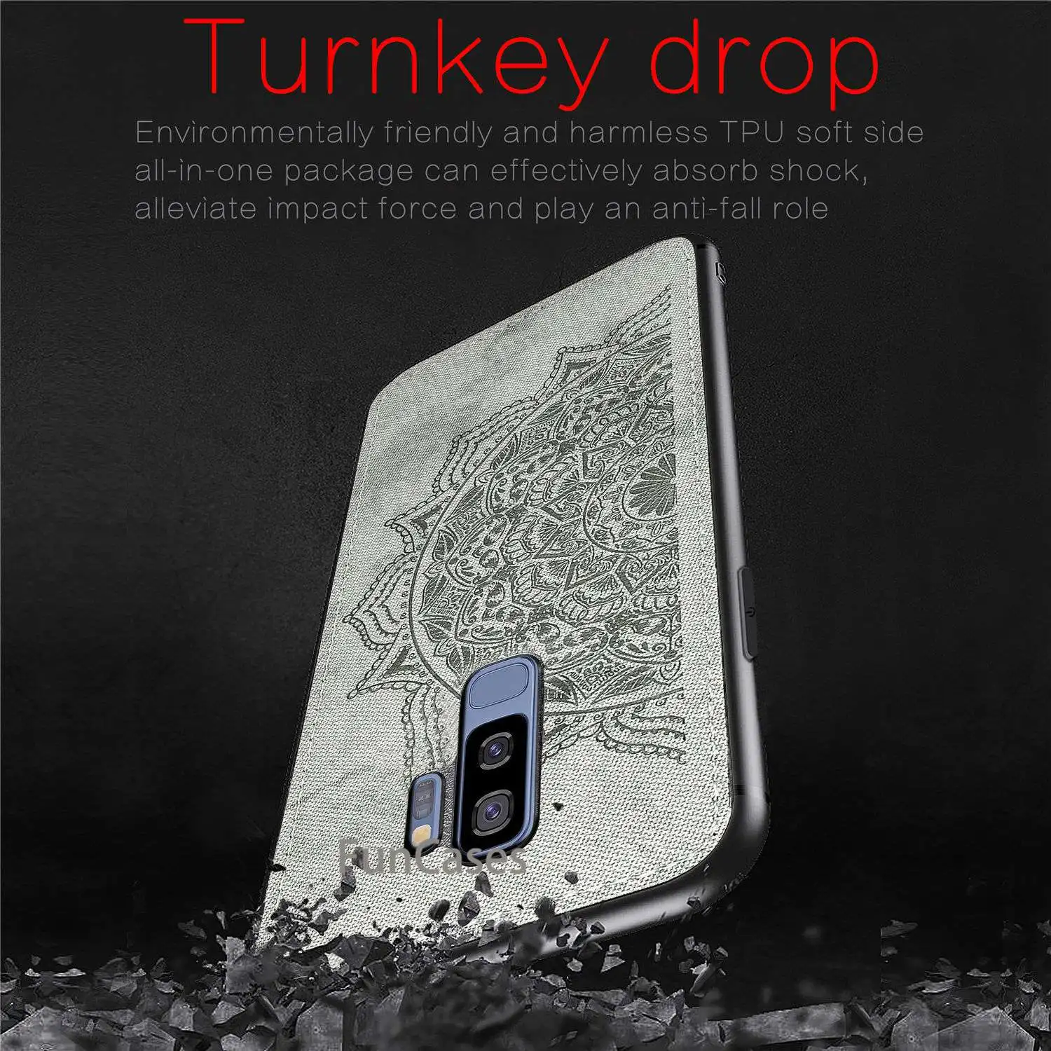 Нордический деловой тканевый чехол для телефона из искусственной кожи samsung Galaxy S9