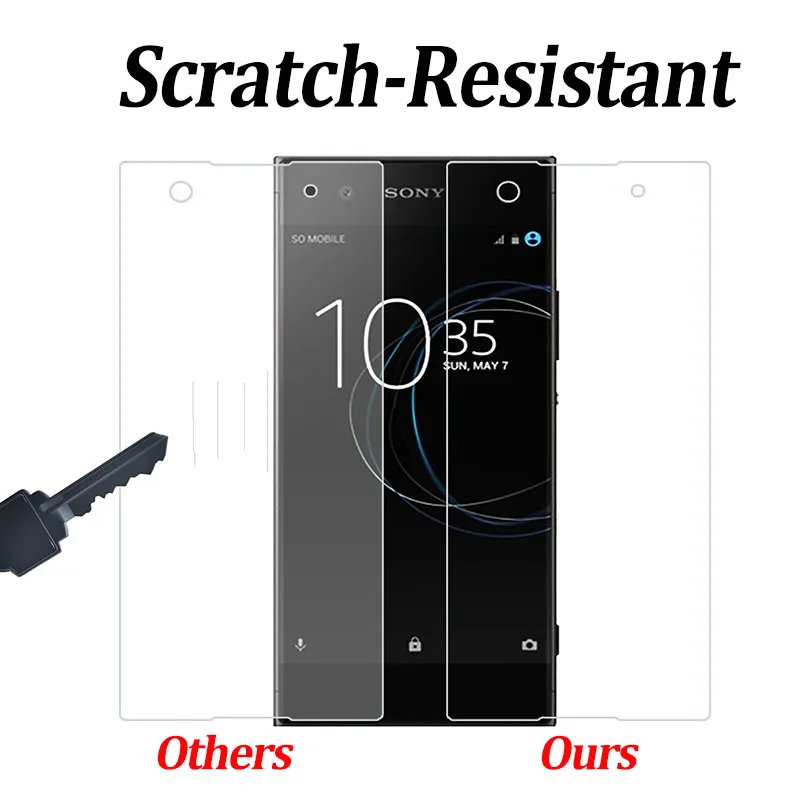 ПО для Sony Xperia XA xa1 xa2 ультра плюс защитное стекло ax ax1 ax2 закалённое защитное стекло x 1 2 Защитная пленка для экрана Защитная пленка с уровнем твердости 9 H