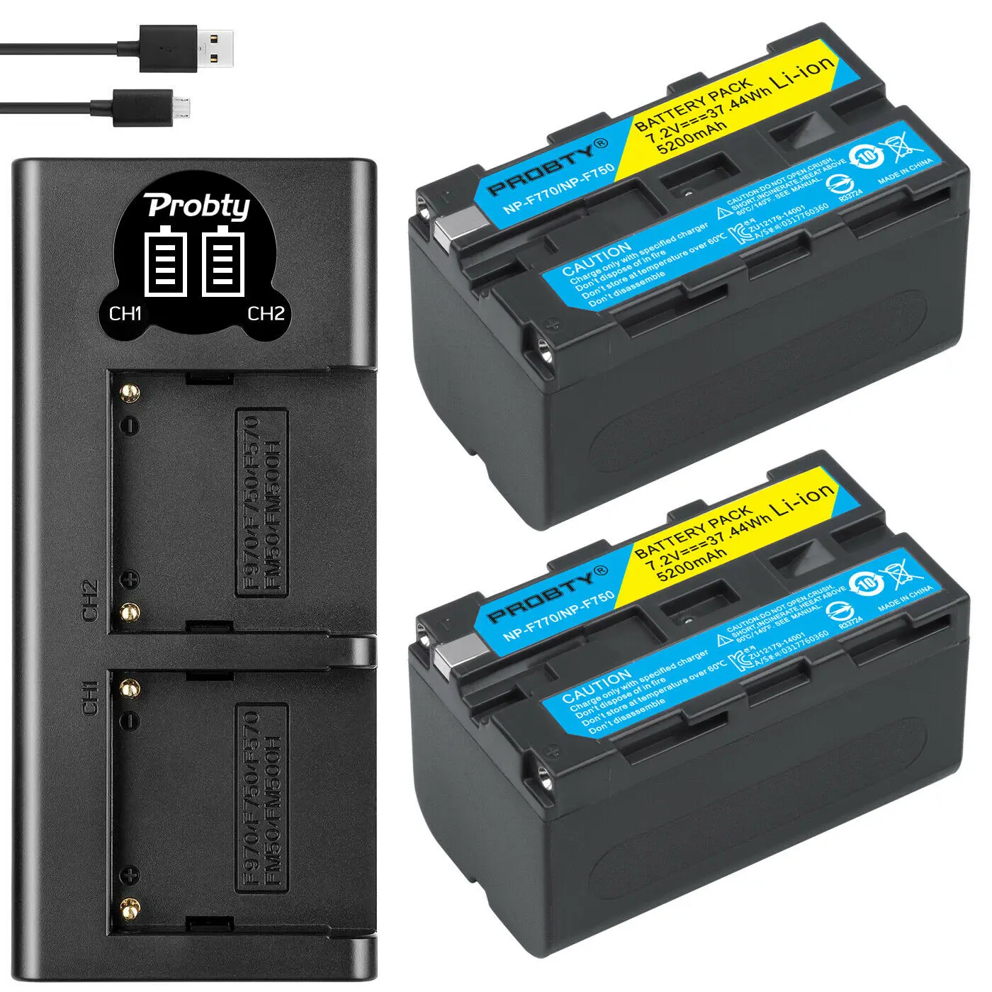 5200 мА/ч, NP-F770 NP-F750 NP F770 np f750 NPF770 750 батареи+ светодиодный USB Зарядное устройство для sony NP-F550 NP-F770 NP-F750 F960 F970