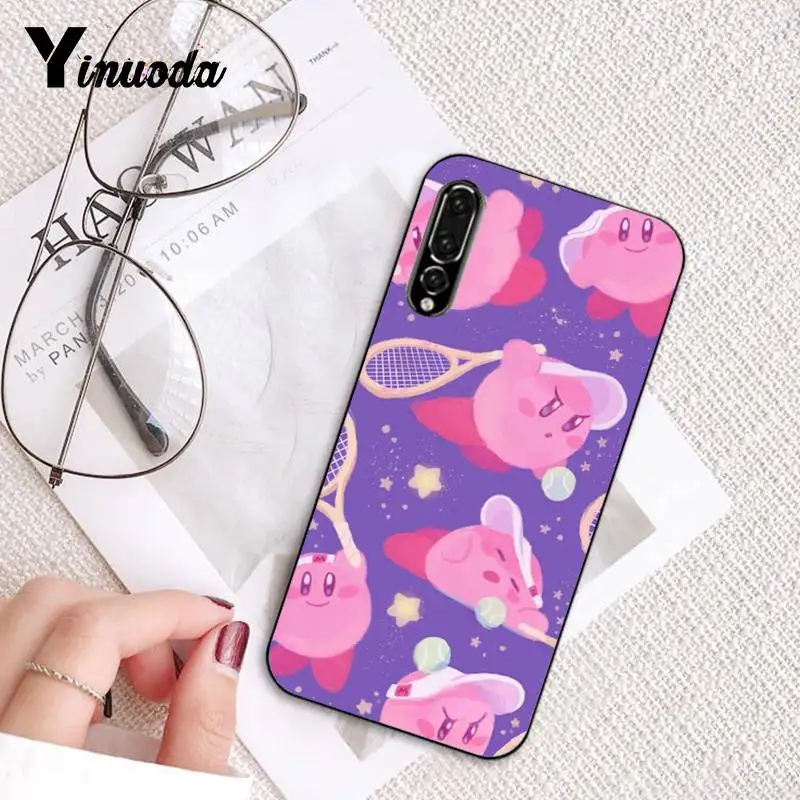 Yinuoda Game Kirby Series Cover Black Soft Shell Phone Case for Huawei P9 P10 Plus Mate9 10 Mate10 Lite P20 Pro Honor10 View10 | Мобильные