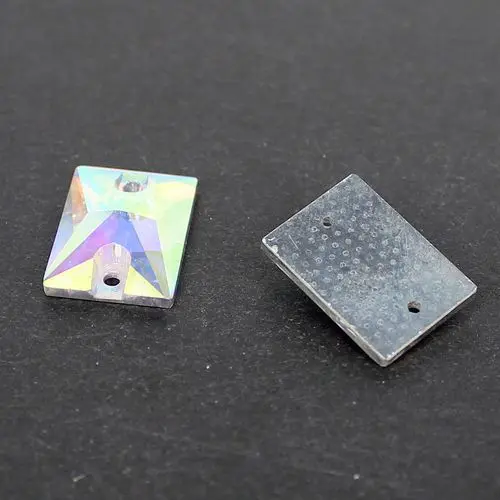 Хрустальные бусины AB 8x10 мм 10x14 13x18 18x25 Прямоугольные стеклянные с плоской задней