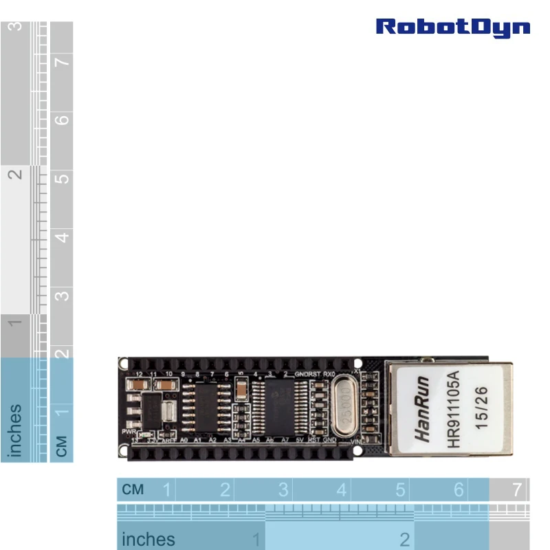 Экран Ethernet Nano V3-ENC28J60. Для использования с Arduino | Электронные компоненты и
