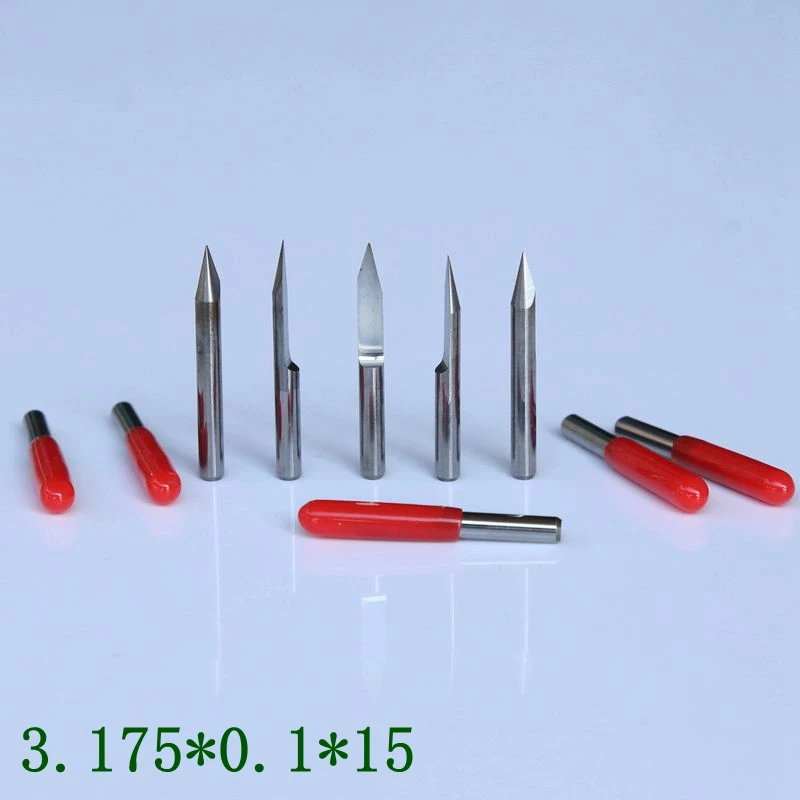 10 шт. 0 1 мм 15 угловая печатная плата CNC деревообрабатывающий металлический