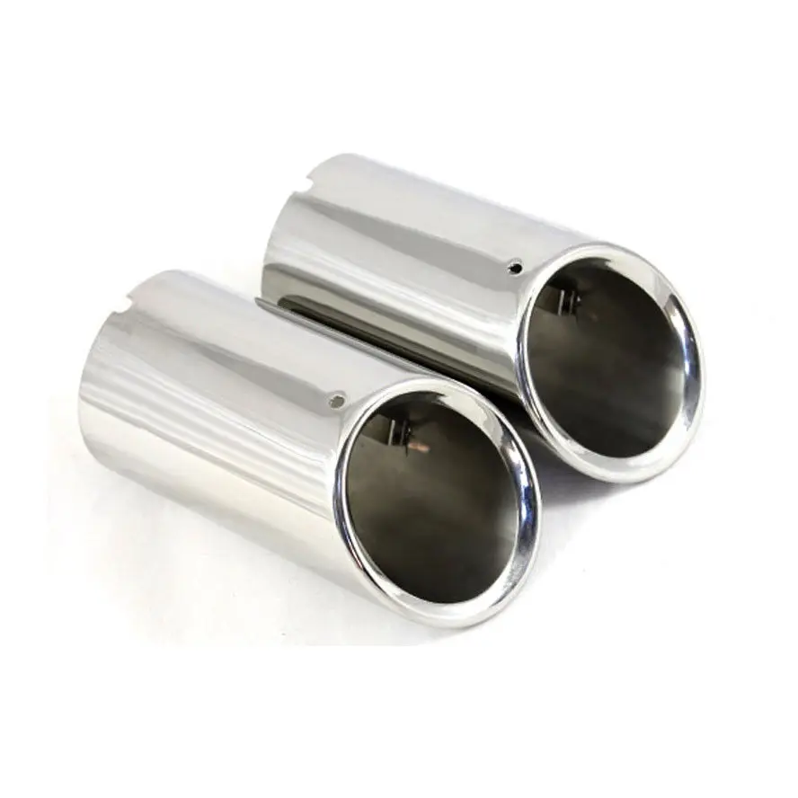 2pcs Stainless Steel Car Rear Exhaust Muffler Tip End Pipe for VW Golf 7 Mk7 2013-2014 | Автомобили и мотоциклы