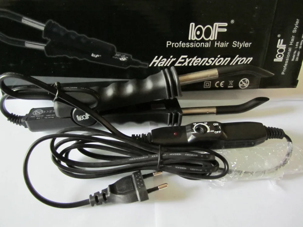 AC110V/220 V 1 шт./упак. профессиональный черный Loof стайлер для волос кератин