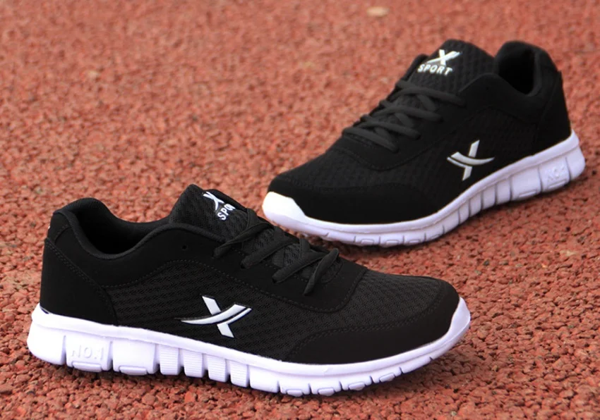 Мужская обувь новинка 2019 хит продаж дышащая Ультралегкая на шнуровке мужские