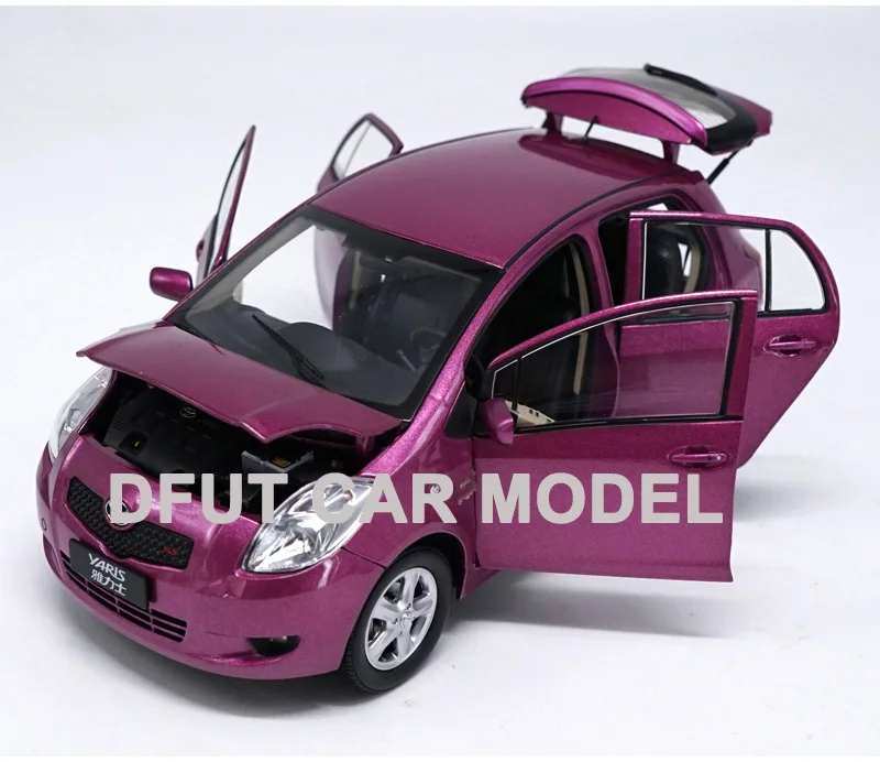 Литые под давлением колеса из 1:18 сплава игрушка YARIS модель автомобиля Детские игрушечные машинки оригинальные авторизованные подлинные детские игрушки
