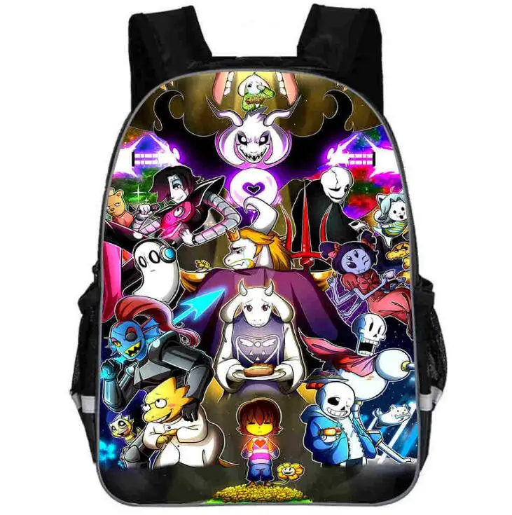 Рюкзак Freddy Animal Anime FNAF Chica Foxy Undertale Sans повседневные школьные сумки для маленьких