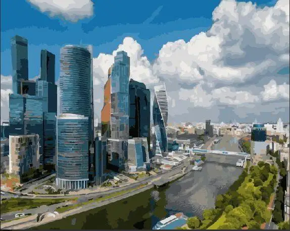 Новое поступление в Москву уникальный подарок цифровая картина маслом на холсте