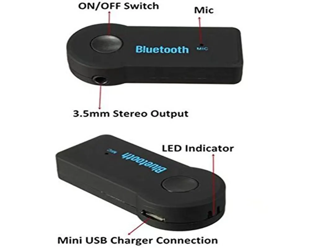 1 шт. вспомогательный Bluetooth 3 5 мм Jack аудио Музыка приемник громкой связи адаптер