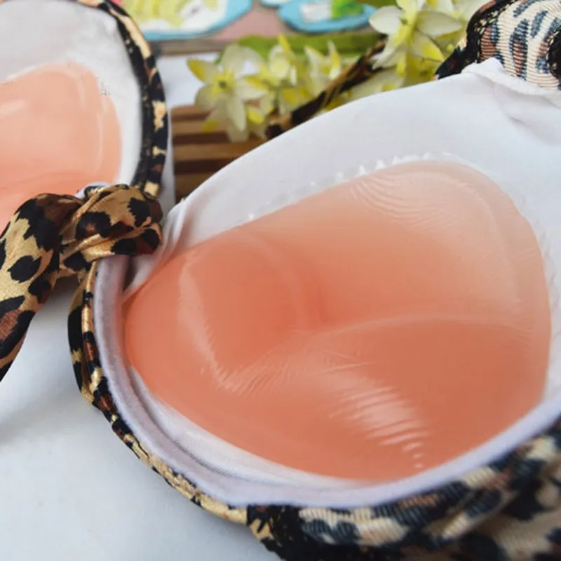 Для женщин невидимые вставки пуш-ап бюстгальтера грудь бюстгальтер Треугольники