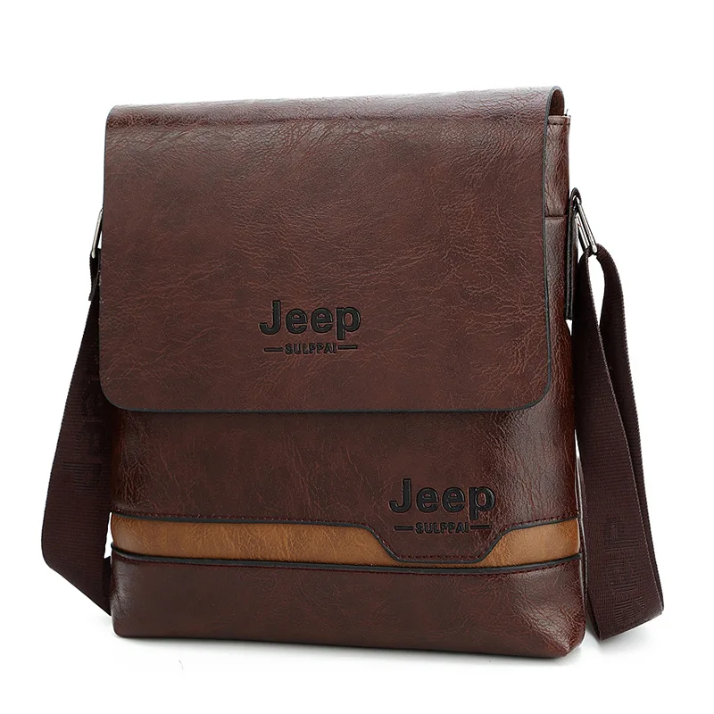 JEEP Sulppai мужская сумка-мессенджер из искусственной кожи портфель дизайнерские