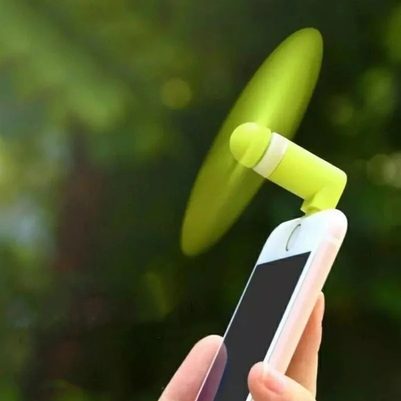 Мини вентилятор USB для мобильного телефона портативный охлаждающий микро iphone 5 6 6S