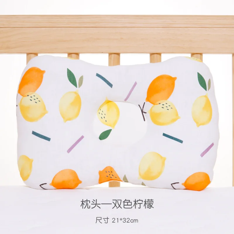 shuang se ning meng Ins/Лидер продаж, подушка для кормления новорожденных мальчиков и девочек, детская комната, декоративная подушка, детская подушка для защиты головы, хлопковая подушка для детского сна, Прямая поставка - Цвет: shuang se ning meng