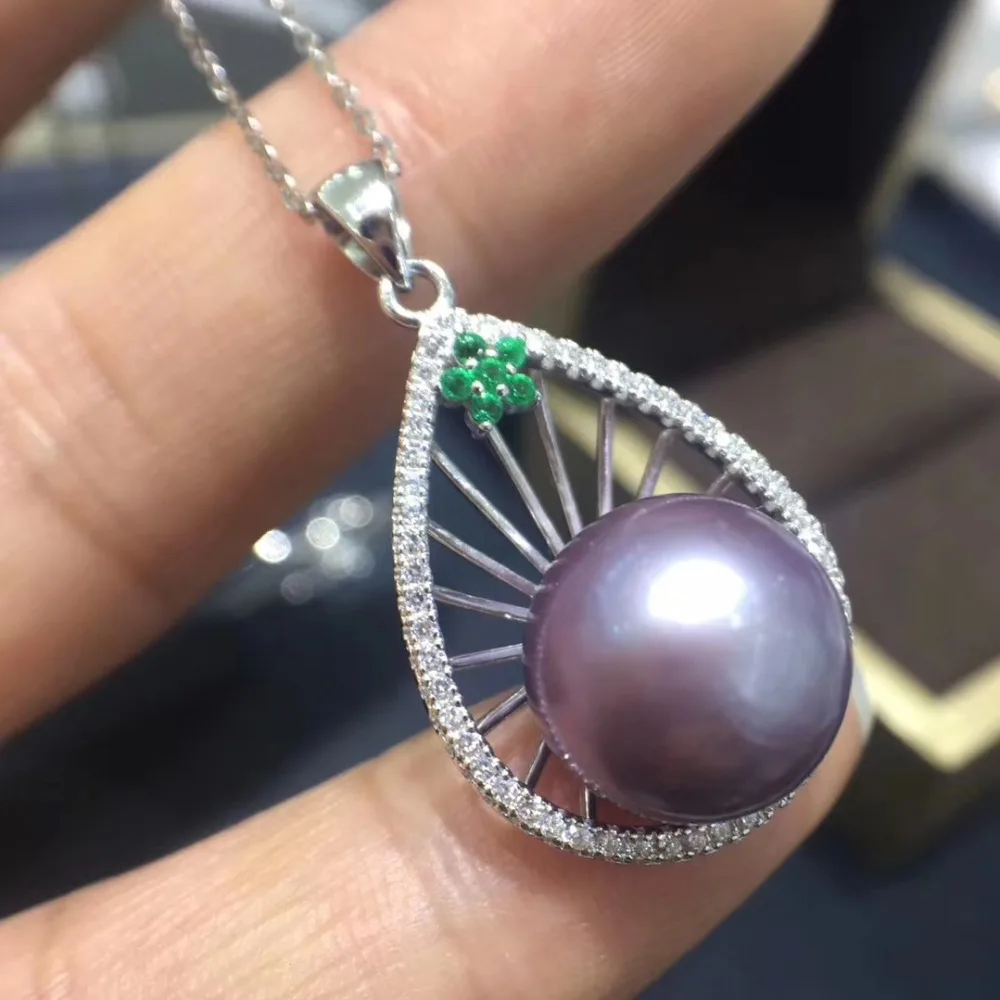 

NEW ARRIVAL 925 Sterling Silver Pearl Pendant Mounts Pendant Setting Findings Jewelry Parts Fittings Women Accessories