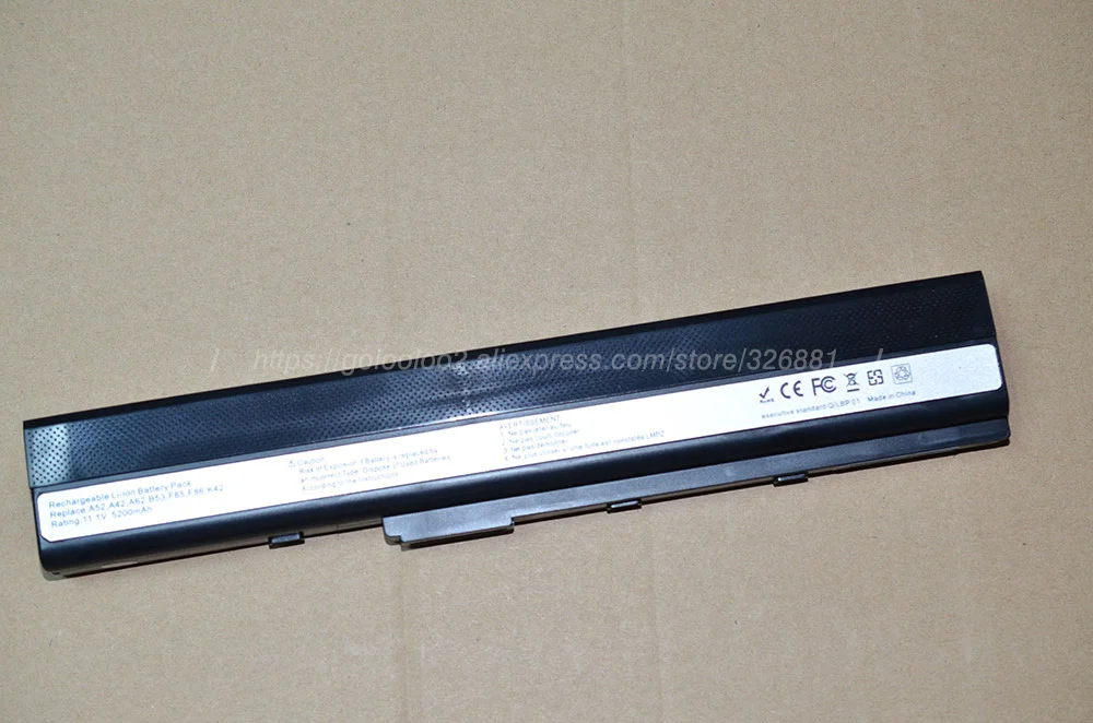 Golooloo 4400 мА/ч Батарея для Asus A32 K52 A52 K52F A52J A52F A52JB A52JK A52JR A31 A41 A42 K42 K42F K42JB K42JK K52J|battery for