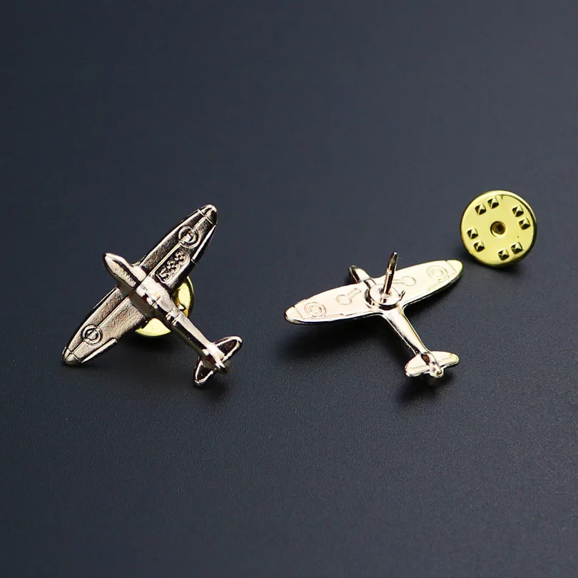 Delicate Airplane Small Brooches Pin for Shirt Collar Tips gold color 2016 Newest Arrival ee | Украшения и аксессуары