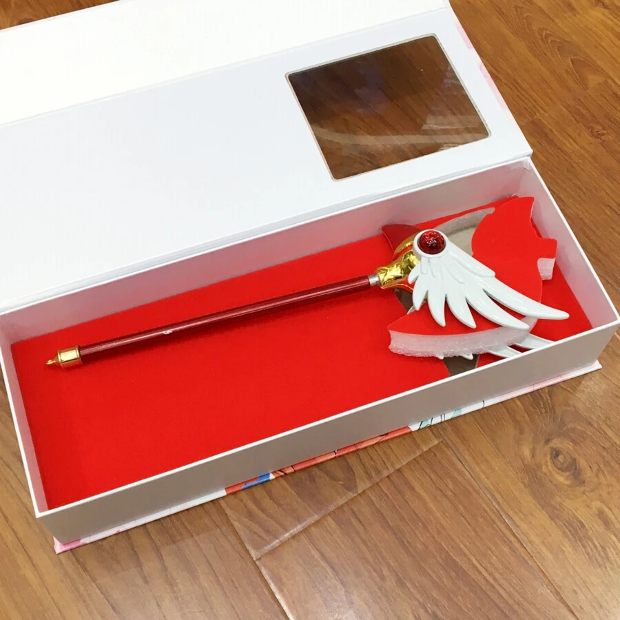 Cardcaptor Sakura Card Porp Kinomoto Captor Sakura Birdhead Star Magic Stick палочка телескопическая палочка косплей подарок