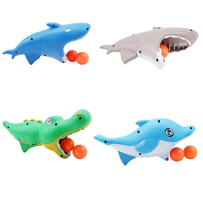 Родитель ребенок игрушка мультфильм Акула Дельфин выталкивание катапульты
