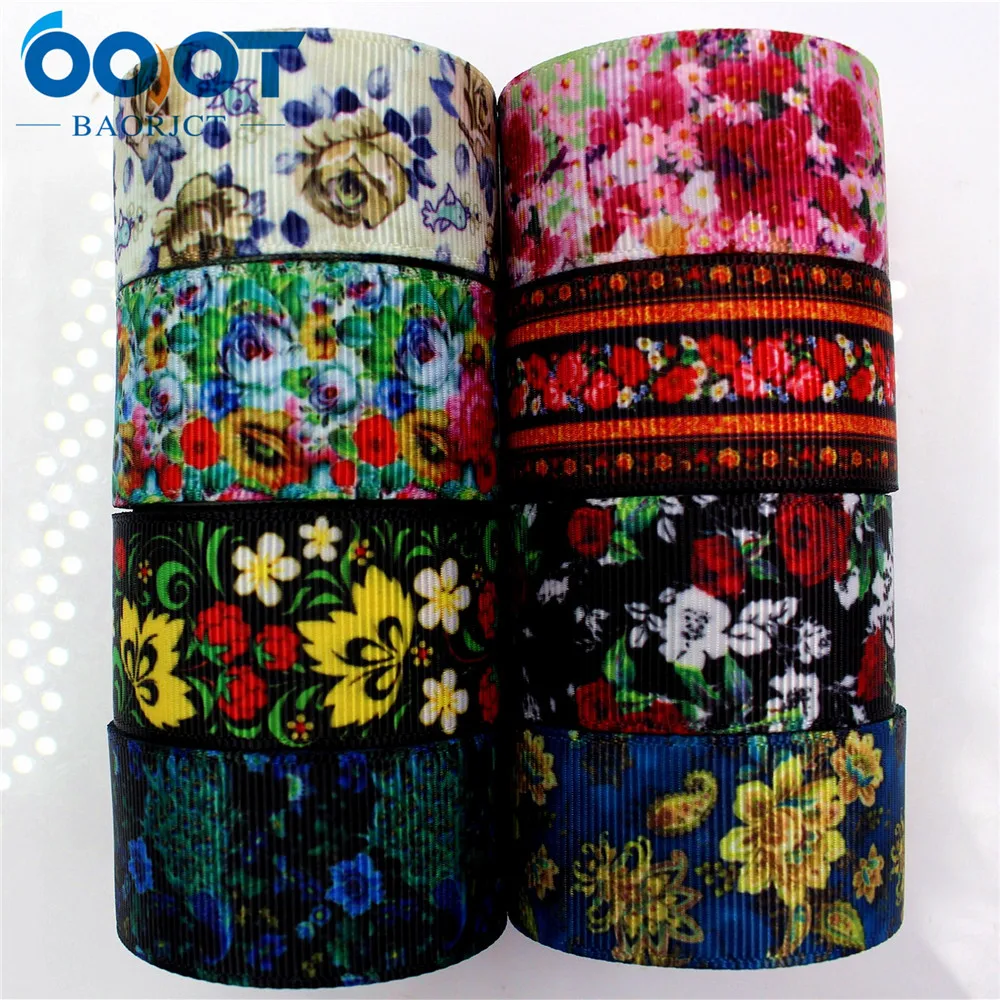 OOOT BAORJCT 175163 1 'ཕ мм корсажная лента с цветочным принтом DIY аксессуары для волос