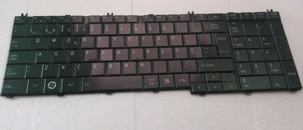 Новая португальская Клавиатура для ноутбука Toshiba C650 C655 C660 L650 L655 L670 L750 черная