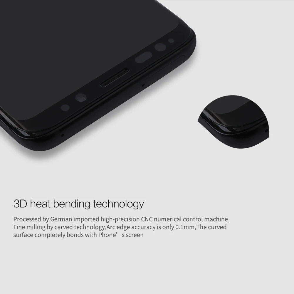 Защитное стекло Nillkin для Samsung Galaxy S9 Plus закаленное с полным покрытием S9|glass for