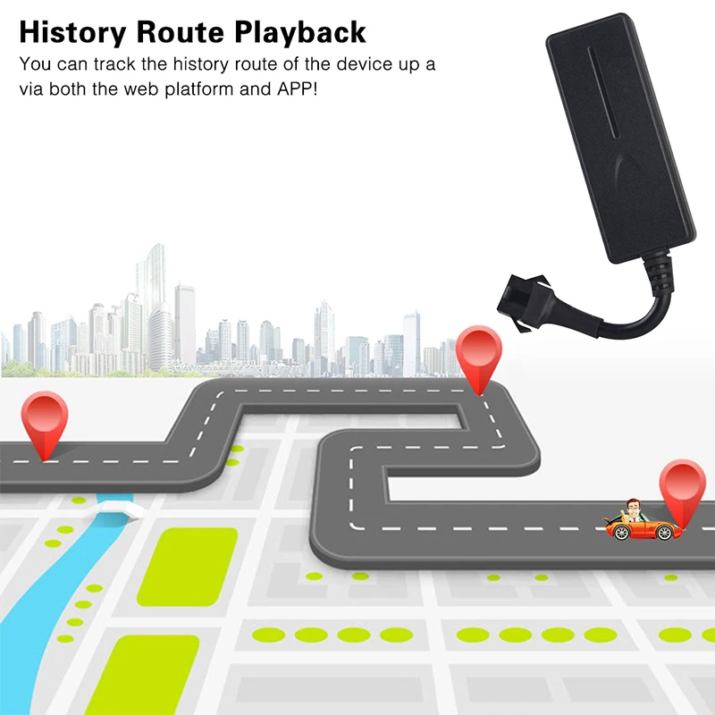 Мини-GPS-трекер автомобильный GPS-локатор с функцией GMS отключение топлива