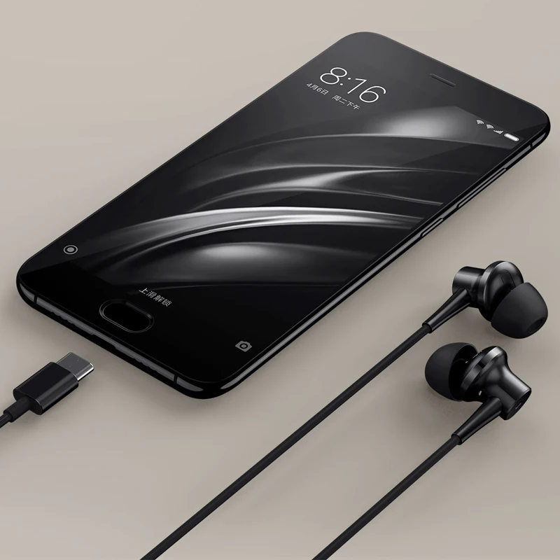 100% оригинальные наушники Xiaomi ANC Тип C шумоподавление проводное управление с