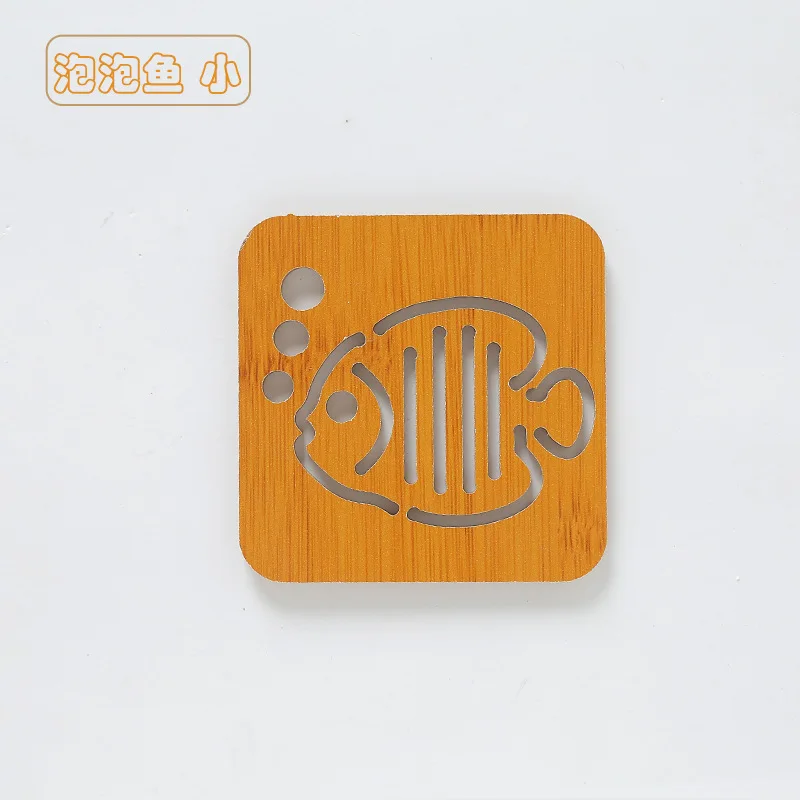 New Japan Style Wooden Bamboo Non-slip Heat Insulation Table Pot Mat Kitchen Decoration Pad Placement Holder F2409 | Дом и сад