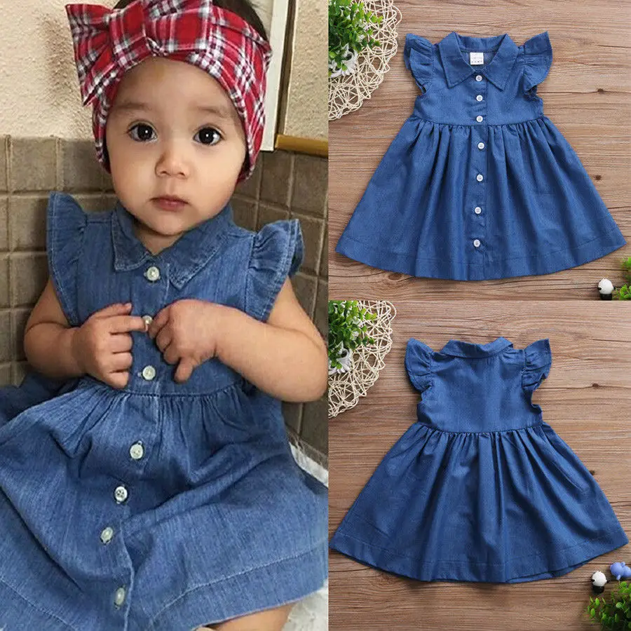 2018 New Fashion Hot Adorable Toddler Baby Kids Girl Princess Summer Sundress Party Dress CH | Детская одежда и обувь