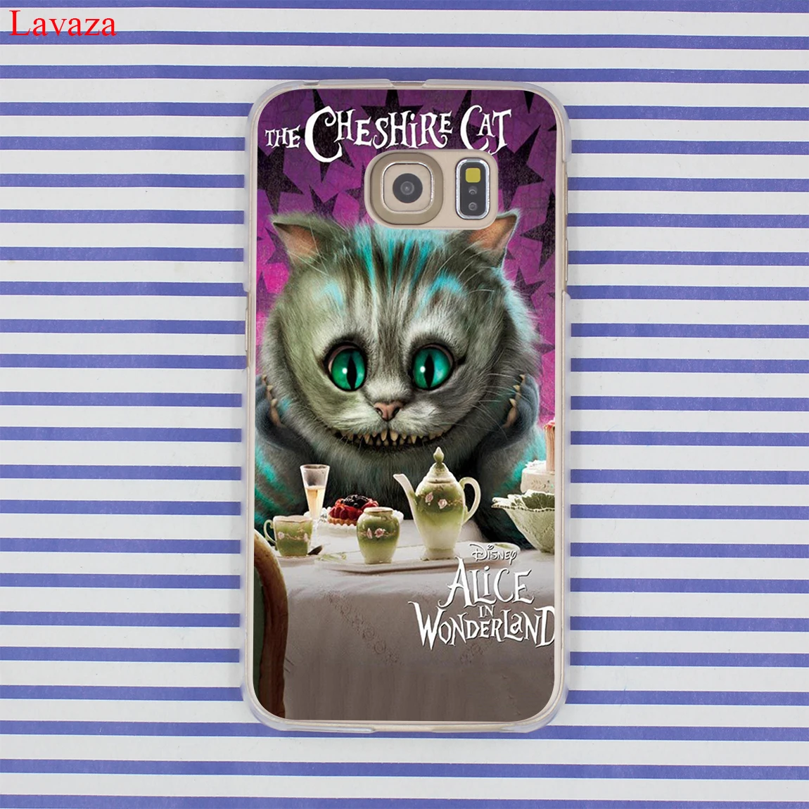 Чехол для телефона Alice in Wonderland с Чеширским котом Samsung Galaxy S20 Ultra S10E S10 Lite S6 S7 Edge S8 S9 Plus