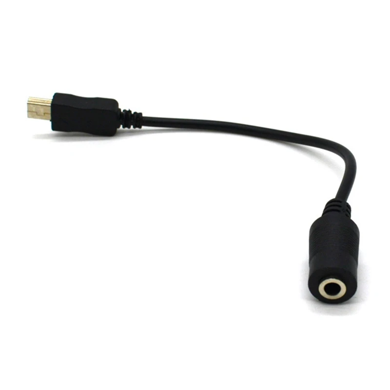 Мини USB штекер на гнездо 3 5 мм аудиокабель шнур для микрофона адаптер Спортивных