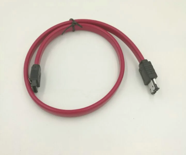 Высокоскоростной кабель SATA eSATA 100 шт./лот 50 см/100 см 3 Гбит/с экранированный