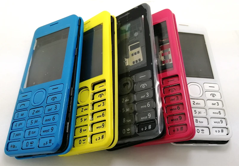 5 цветов новинка чехол для корпуса и клавиатура Nokia 206 с отверткой|Корпусы рамки