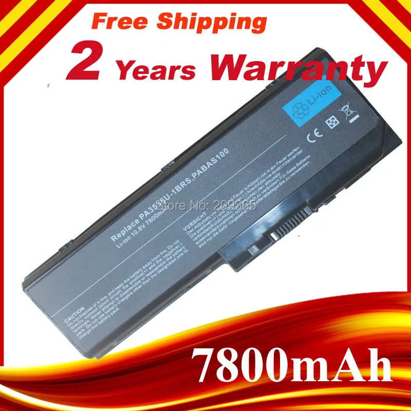 9 ячеек 7800 мАч аккумулятор для ноутбука TOSHIBA Satellite P200-10G PA3536U-1BRS для Toshiba Equium P200 P300