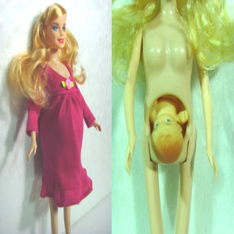 Обучающие костюмы для беременных кукла мамы у нее ребенок в животе девочки 29 см |